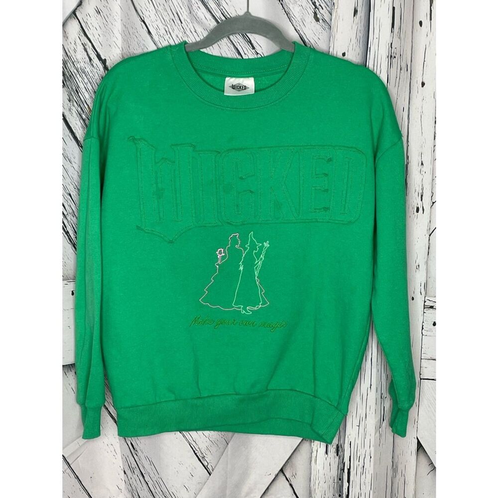 Wicked Green Sweatshirt 3D Graphic XS